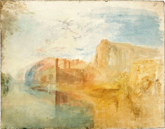 St Agatha’S Abbey, Easby, Yorkshire, Colour Study by Joseph Turner