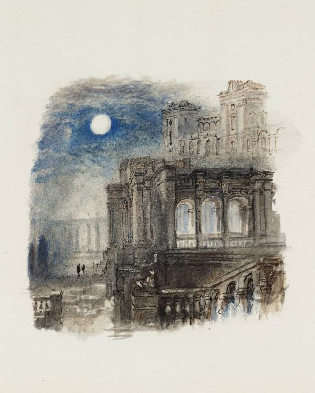 ROGERS’S ’ITALY’ - VILLA MADAMA BY MOONLIGHT