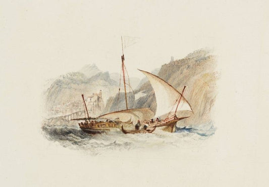 Rogers’S ’Italy’ - Amalfi by Joseph Turner