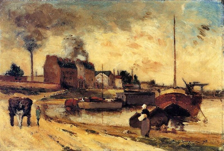 Cail Factories And Quai De Grenelle by Paul Gauguin