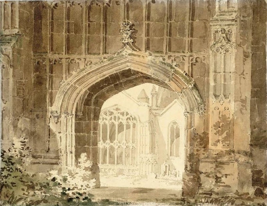 Evesham, The Church Of St Lawrence, Seen Through The Arch Of The Bell Tower by Joseph Turner