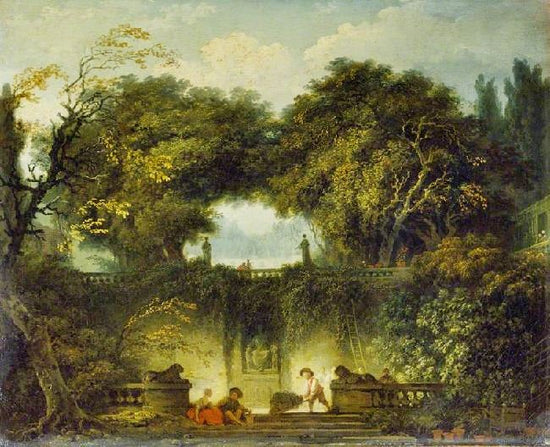 Le Petit Parc by Jean-Honore Fragonard