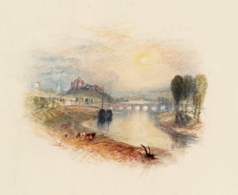 Rogers’S ’Poems’ - Evening (Datur Hora Quieti) by Joseph Turner
