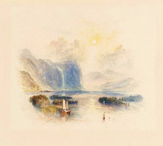 Rogers’S ’Poems’ - Keswick Lake by Joseph Turner