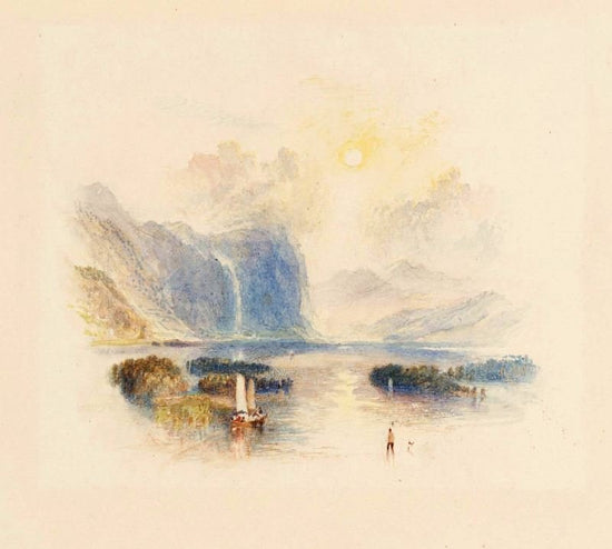 Rogers’S ’Poems’ - Keswick Lake by Joseph Turner