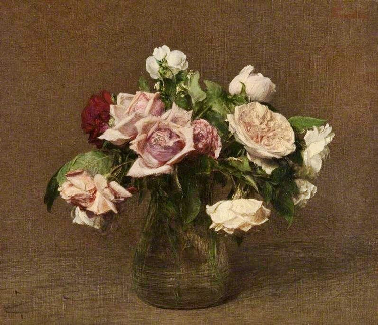 Roses ’La France’ by Henri Fantin-Latour