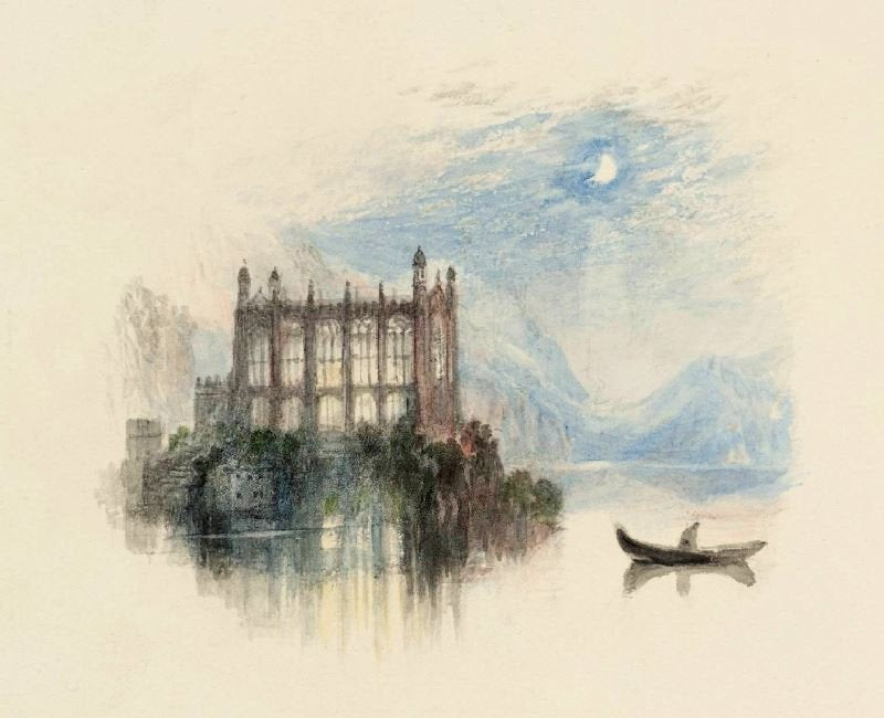 Rogers’S ’Poems’ - St-Herbert’S Chapel by Joseph Turner