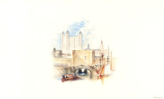Rogers’S ’Poems’ - Traitor’S Gate, Tower Of London by Joseph Turner