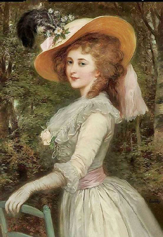 Portrait Of An Elegant Lady by Alexander Mark Rossi