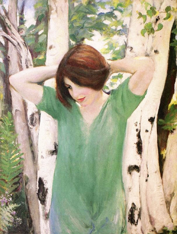 White Birch by Marie Haughton Spaeth