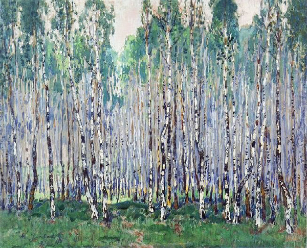 Spring In A Birch Forest by Konstantin Gorbatov