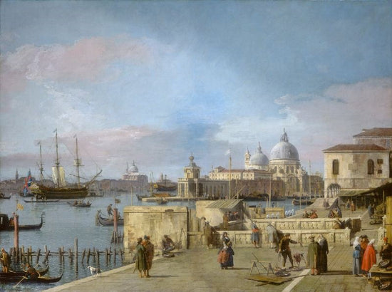 Entrance To The Grand Canal From The Molo, Venice by Canaletto