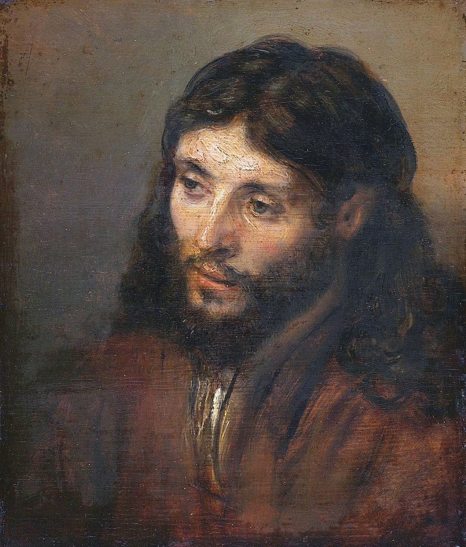 Head Of Christ by Rembrandt van Rijn