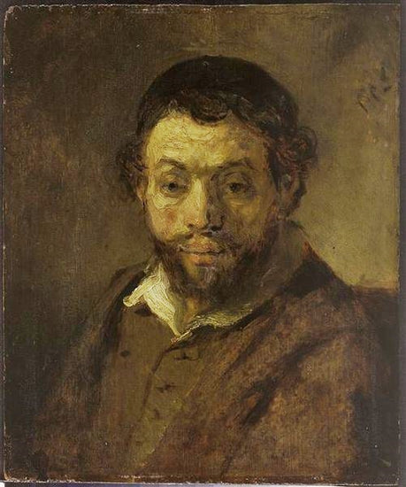 Portrait Study Of A Jewish Young Man by Rembrandt van Rijn
