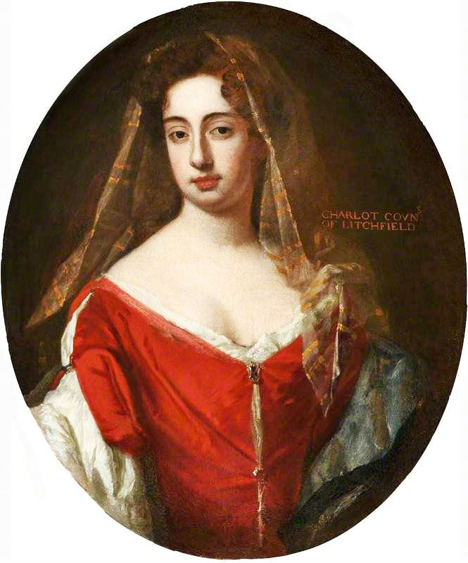 Charlotte Fitzroy, Countess Of Lichfield by Godfrey Kneller BT.
