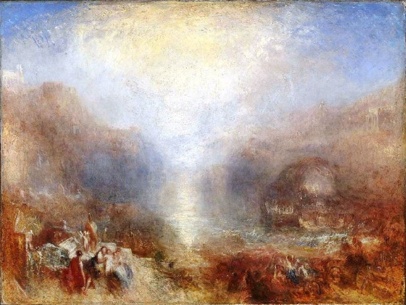 Mercury Sent To Admonish Aeneas by Joseph Turner