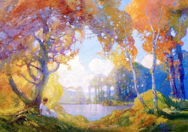 Oliver Hotel Summer (Fall Landscape) by Georges Ames Aldrich