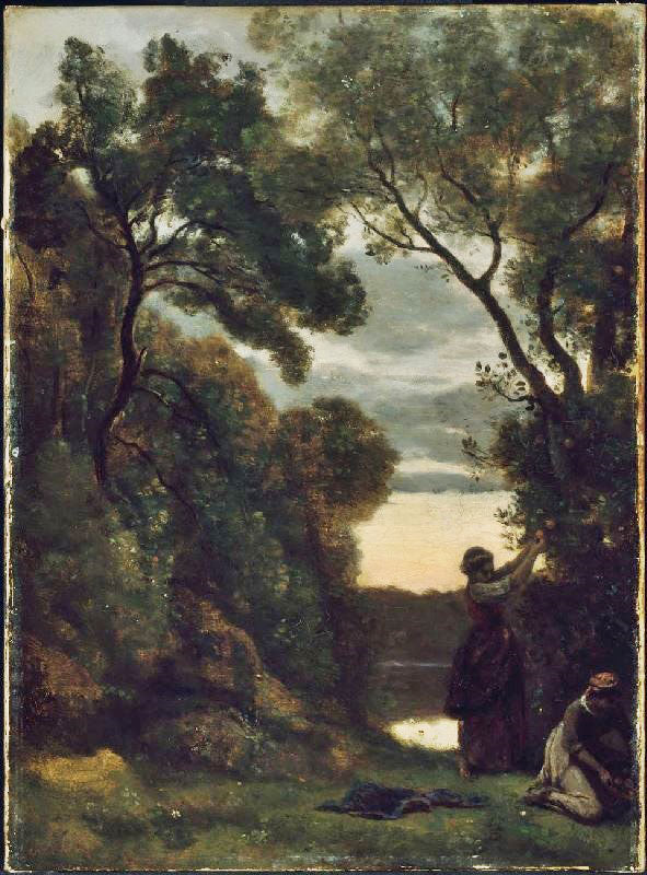 Twilight by Jean-Baptiste-Camille Corot