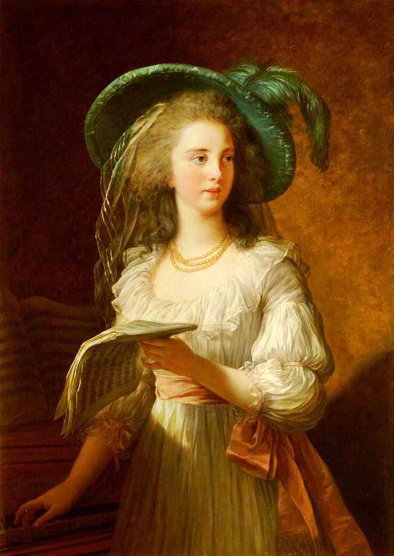 Martine-Gabriel-Yoland De Polastron, Duchess De Polignac by Élisabeth Vigée-Lebrun