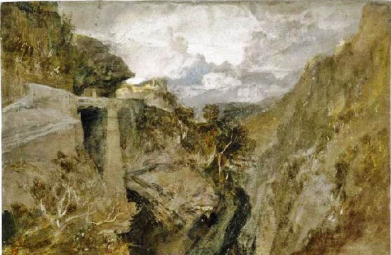 Fortified Pass, Val D’ Aosta by Joseph Turner