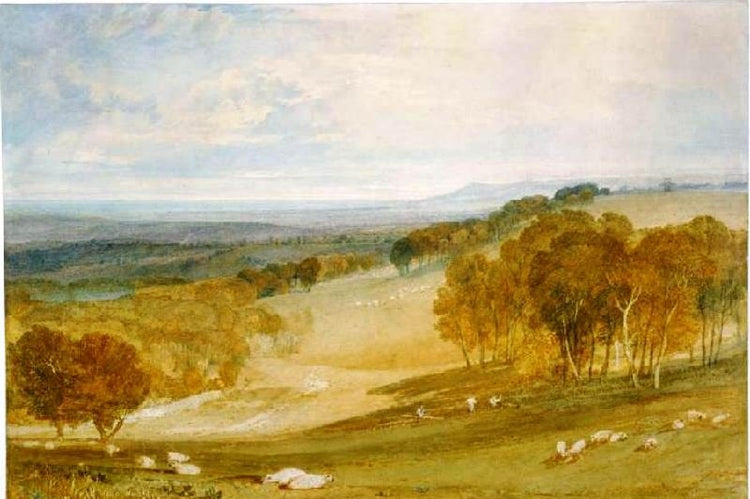 The Vale Of Pevensey From Rosehill Park by Joseph Turner