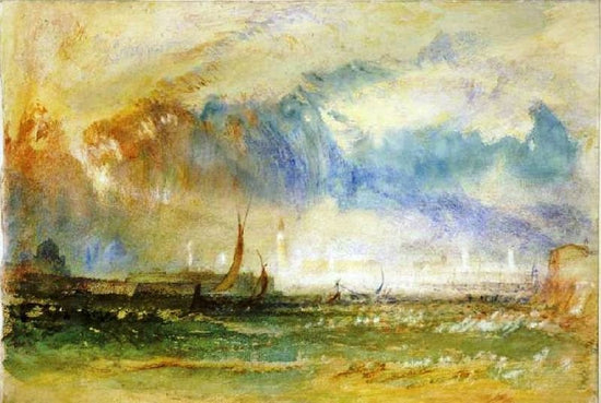 Venice, Storm At Sunset by Joseph Turner
