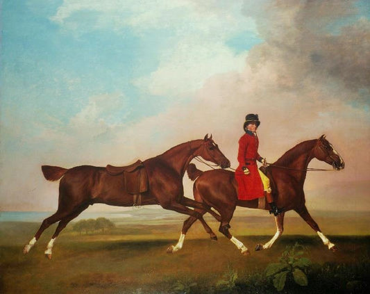 William Anderson With Two Saddle-Horses by George Stubbs