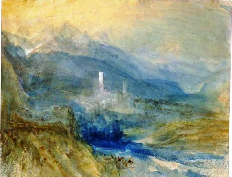 HOSPENTHAL, FALL OF ST. GOTHARD, SUNSET