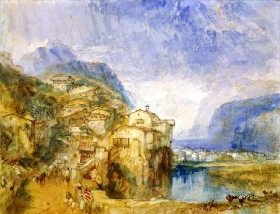 Brünnen, Lake Lucerne In The Distance by Joseph Turner