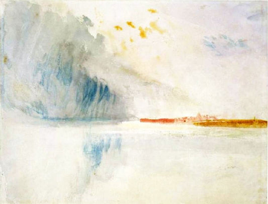 Storm Cloud Over A River by Joseph Turner