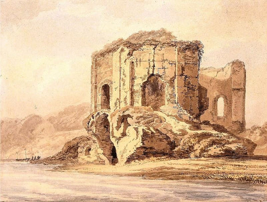 Ruins Of A Temple Near Baia by Joseph Turner