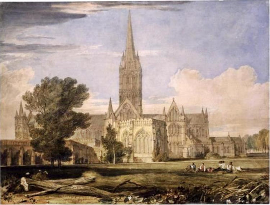 South View Of Salisbury Cathedral by Joseph Turner
