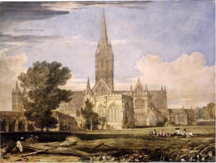 South View Of Salisbury Cathedral by Joseph Turner