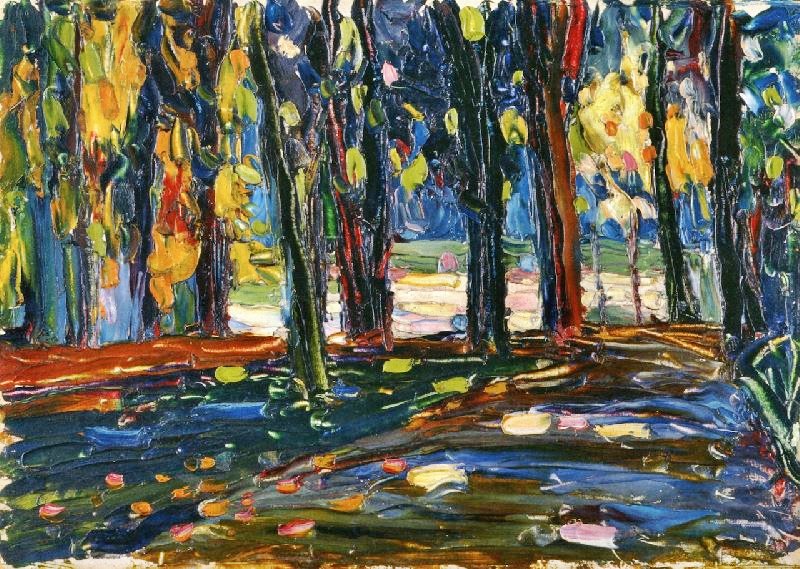 Park Of St. Cloud - Autumn Ii by Wassily Kandinsk