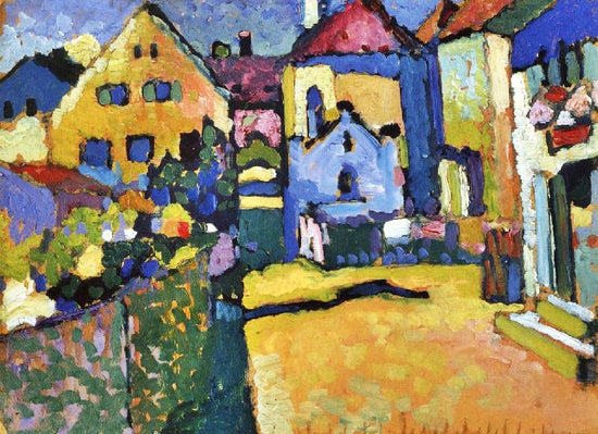 Murnau - Grüngasse by Wassily Kandinsk