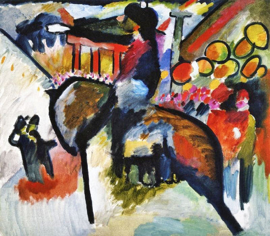 Impression Iv (Gendarme) by Wassily Kandinsk