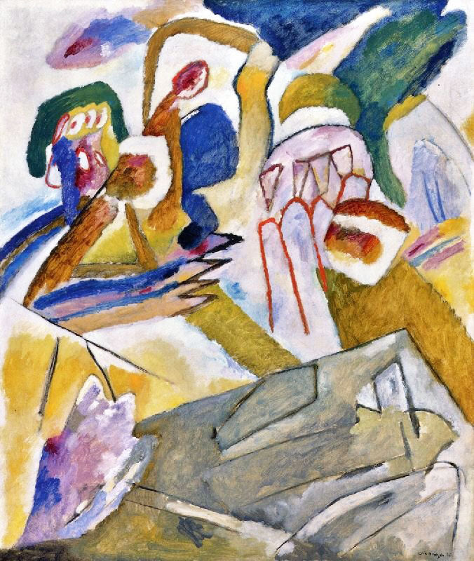 Improvisation 18 (With Tombstones) by Wassily Kandinsk