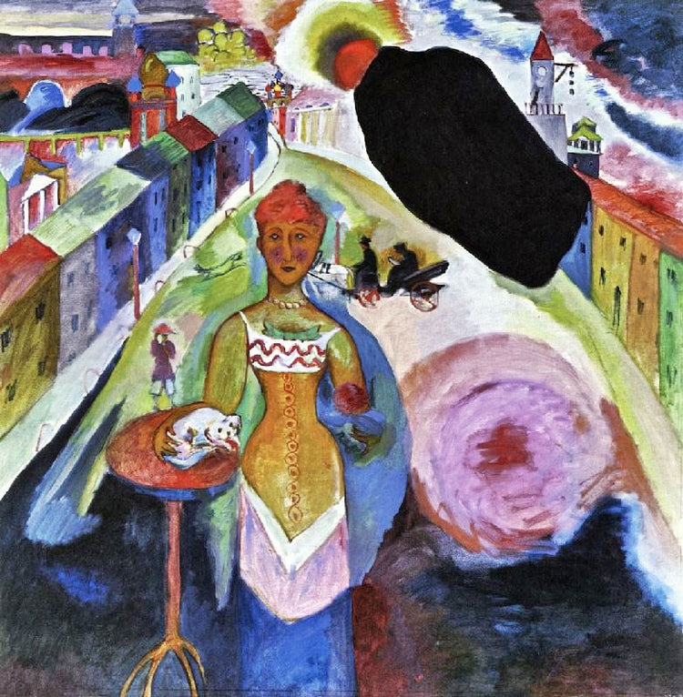 Lady In Moscow by Wassily Kandinsk