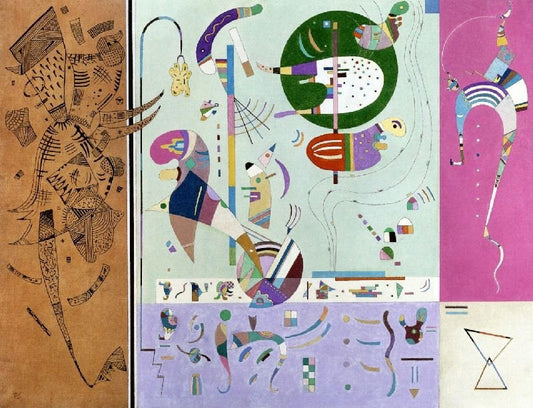 Various Parts by Wassily Kandinsk