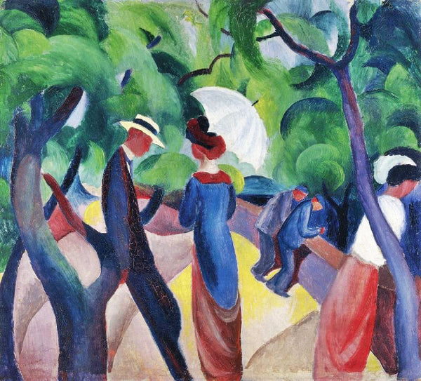 Promenade by August Macke