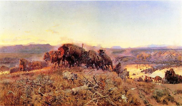 When The Land Belonged To God by Charles Marion Russell