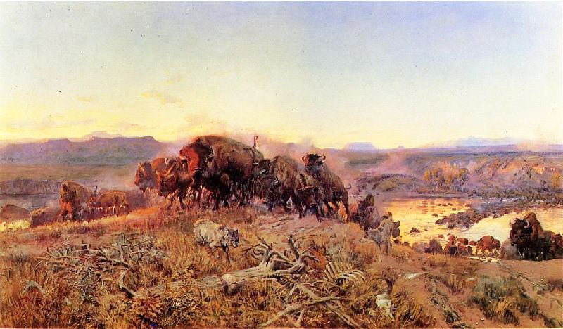 When The Land Belonged To God by Charles Marion Russell