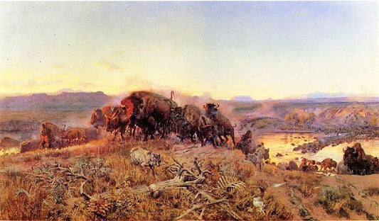 When The Land Belonged To God by Charles Marion Russell