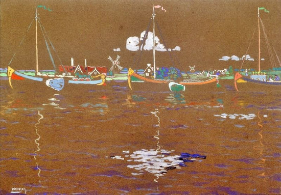 Boats by Wassily Kandinsk