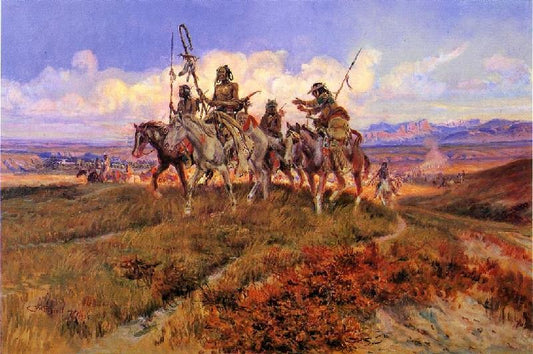The Wolfmen by Charles Marion Russell