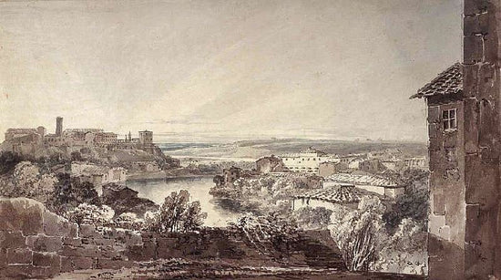 Rome, The Tiber With The Aventine On The Left by Joseph Turner