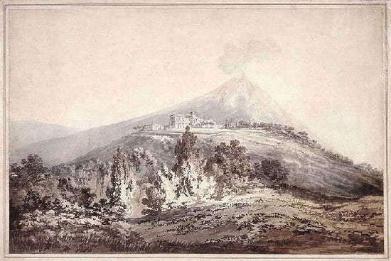 Vesuvius And The Convent Of San Salvatore by Joseph Turner