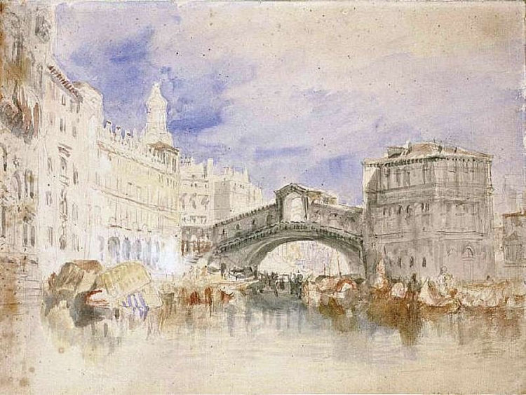 Venice, The Rialto by Joseph Turner