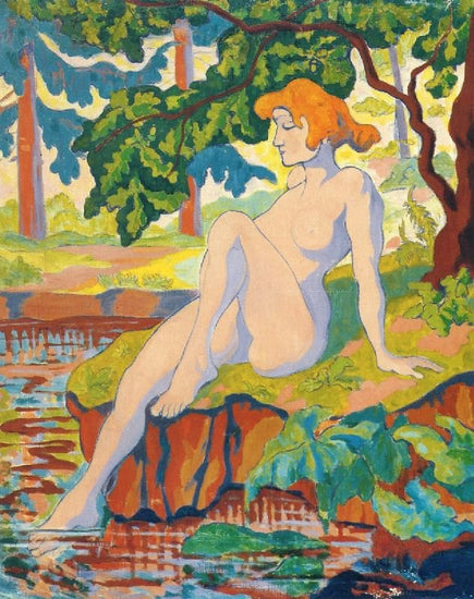 Bather Dipping Her Foot by Paul Ranson