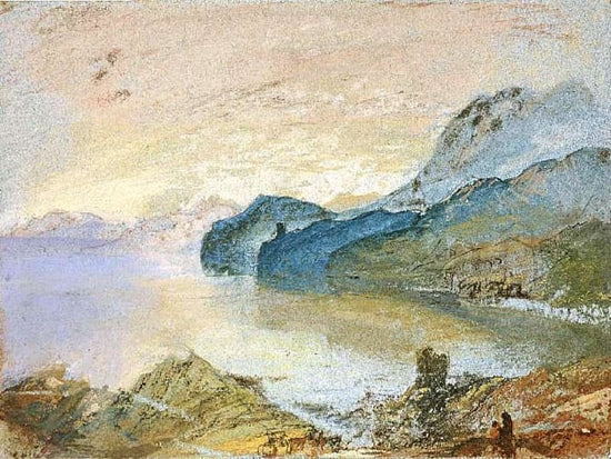 Lake Como Looking Towards Lecco by Joseph Turner